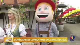 33ª Schützenfest começa nesta quintafeira em Jaraguá do Sul [upl. by Voorhis598]