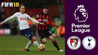 Bournemouth vs Tottenham ᴴᴰ 11032018  Premier League  FIFA 18 [upl. by Arukas]