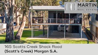 165 Scotts Creek Shack Road Morgan Murray River South Australia [upl. by Otrepur]