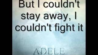 Someone like you  Adele lyrics [upl. by Baudoin614]