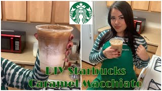 How to make an Iced Caramel Macchiato from a Starbucks Barista [upl. by Aihsikal]