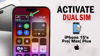 Dual SIM on iPhone 15 Pro Max  How to Use Physical or eSIM [upl. by Shela]