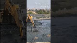 Emphibious Excavator Swamp Buggy SANY Hydraulic Excavators Working Site excavator excavators [upl. by Singer]