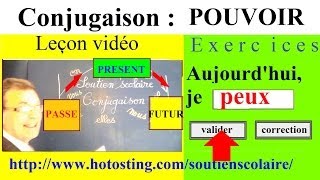 Conjugaison semiauxiliaire pouvoir à limparfait présent et futur [upl. by Asaret]