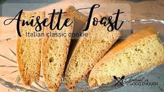 Anisette Toast  Classic Italian Cookie [upl. by Missie]