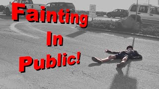 Fainting In Public Prank [upl. by Eilla]