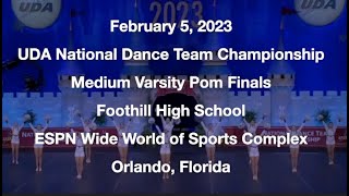 2023 UDA Nationals Varsity POM Finals [upl. by Heater]