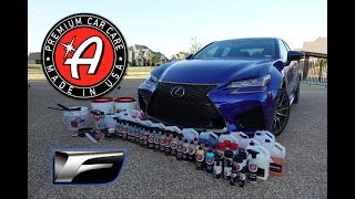 HOW TO FULLY DETAIL YOUR CAR exterior and interior  LEXUS GS F feat Adams Polishes [upl. by Chaffee]