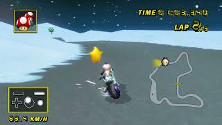 Mario Kart Wii CTGP Classic  N64 Frappe Snowland v103 Staff Ghost  223866 [upl. by Imit998]