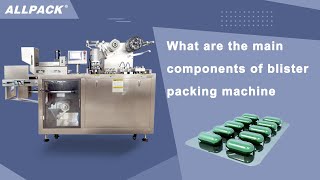 What are the main components of blister packing machine [upl. by Aribold]