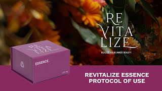 Revitalize Essence Protocol of Use [upl. by Anihpesoj]