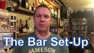 Become a Bartender  The Bar SetUp [upl. by Melas]