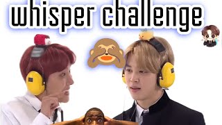 BTS Whisper challenge 🙈 ••••• [upl. by Yattirb]