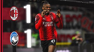 Leãos stunning goal not enough  AC Milan 11 Atalanta  Highlights Serie A [upl. by Ynatterb]