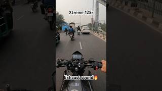 Xtreme 125r Exhaust Sound🔥 xtreme125r viral shortsviral motovlog [upl. by Iah]