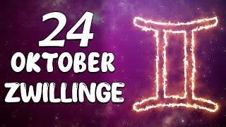 😲 EIN WUNDER AUF DEINEM WEG🙏🙌 ZWILLINGE ♊ HEUTE 24 Oktober 2024 [upl. by Mirabelle]