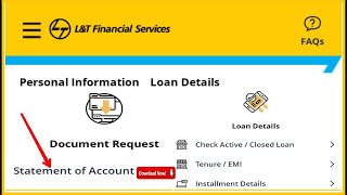 LampT finance loan details  lampt finance two wheeler loan statement [upl. by Neu]