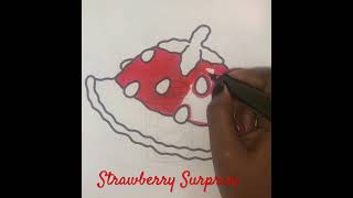 KWK  Strawberry Surprise  kraftingwithkel alchoholmarkers art [upl. by Anneh132]