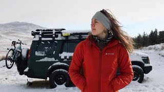 Winter Camping ALONE In My LAND ROVER  SCOTLAND  Snow amp Ice [upl. by Hal]