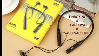 MZ NB111 WIRELESS HEADPHONE TEARDOWN AND UNBOXING DISASSEMBLE [upl. by Siram]