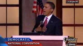 CSPAN Sen Barack Obamas Full Speech to the DNC [upl. by Mehsah]