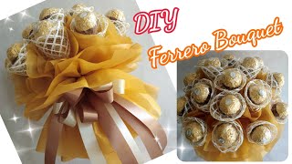 DIY Ferrero Rocher Bouquet Ep1  วิธีทำช่อเฟอร์เรโร่ 01 [upl. by Horatia]