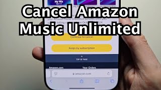 How to Cancel Amazon Music Unlimited Subscription [upl. by Neely275]