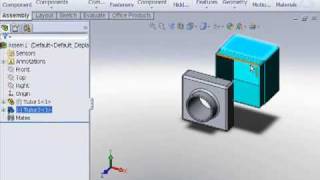 SolidWorks Tutorial Learn SolidWorks Lesson2 Assembly [upl. by Dippold]