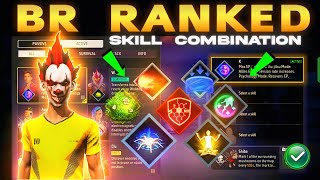 BR rank character combination 2024  Solo rank combination  Best character combination in Free Fire [upl. by Orson]