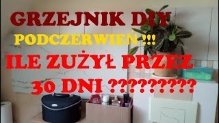 Tani grzejnik DIY na podczerwień ile kosztuje 30 dni ogrzewania [upl. by Kermy]