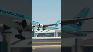 플심 대한항공 카고 B777F 인천공항 이륙 msfs aviation planespotting takeoff koreanair B777F [upl. by Ahsieyk]