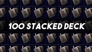 100 Stacked Deck Turn In  Path of Exile 33 Incursion League [upl. by Akienahs]