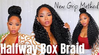 New and Easy Grip Method For Starting Box Braids  Beginners Friendly [upl. by Giarg]