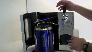 EdgeStar  TBC50S Mini Kegerator  Nonpressurized Keg Setup [upl. by Beeck38]