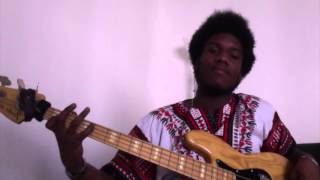 Please dont Stop  Richard Bona  Bass Cover [upl. by Ahselef]