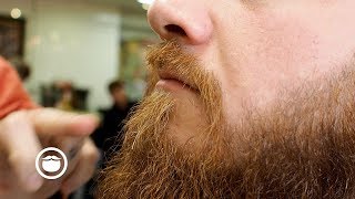 Master Barber Shows How to Give the Ultimate Beard Trim [upl. by Inimak]