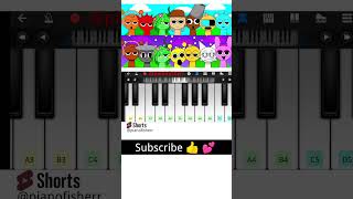 FUN TIME INCREDIBOX SPRUNKI Song  Easy Piano Tune shorts [upl. by Varian178]