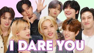 Stray Kids Play quotI Dare Youquot  Teen Vogue [upl. by Adnohsak]