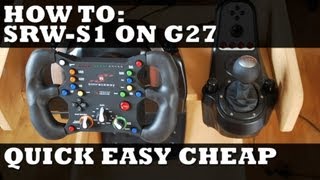 How to SRWS1 wheel on G27G25 mod tutorial [upl. by Oicnerolf]