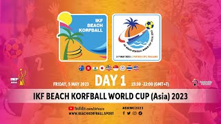 IKF Beach Korfball World Cup Asia 2023  DAY 1 [upl. by Akilak]