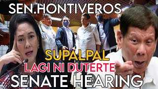 FPR DUTERTE BUTATA LAGI C HONTIVEROSSENATE HEARING [upl. by Eidnyl]