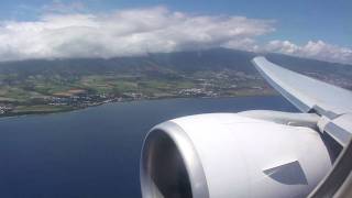 Landing runway 30 at Reunion Island  Atterrissage piste 30  RUN [upl. by Aicenad]