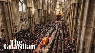 God Save the King sung at the end of Queen Elizabeth IIs funeral service [upl. by Hayyim725]