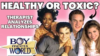 Therapist Analyzes Boy Meets Worlds Legendary Relationships  Cory and Topanga amp Shawn and Angela [upl. by Robson]