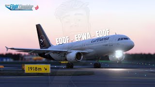 Lufty Ops EDDF  EPWA  EDDF  Fenix A320  ultra graphics 2k [upl. by Stefania]