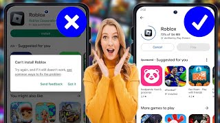 Google Playstore で Roblox をインストールできないエラーを修正する方法  Roblox をインストールできない [upl. by Morville]