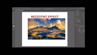 How to apply mezzotint effect [upl. by Rabin]