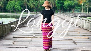 Buying Longyi in Myanmar  where how much tailoring options [upl. by Aiyotal]