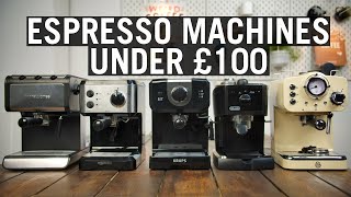 The Best Espresso Machines Under £100 [upl. by Raquela]