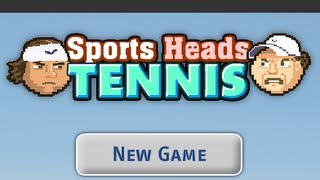 Sports Heads Tennis  Mousebreaker Gameplay by Magicolo [upl. by Mackoff499]